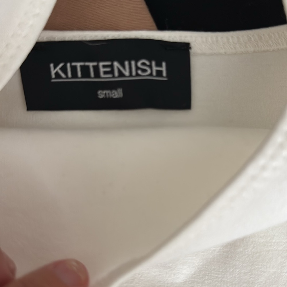 NEW Kittenish  3 Square Neck Bodysuits- white, nude, black - size small - Picture 2 of 5